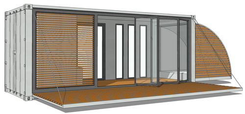 Containerhaus IMNU 22G1 - Ansicht